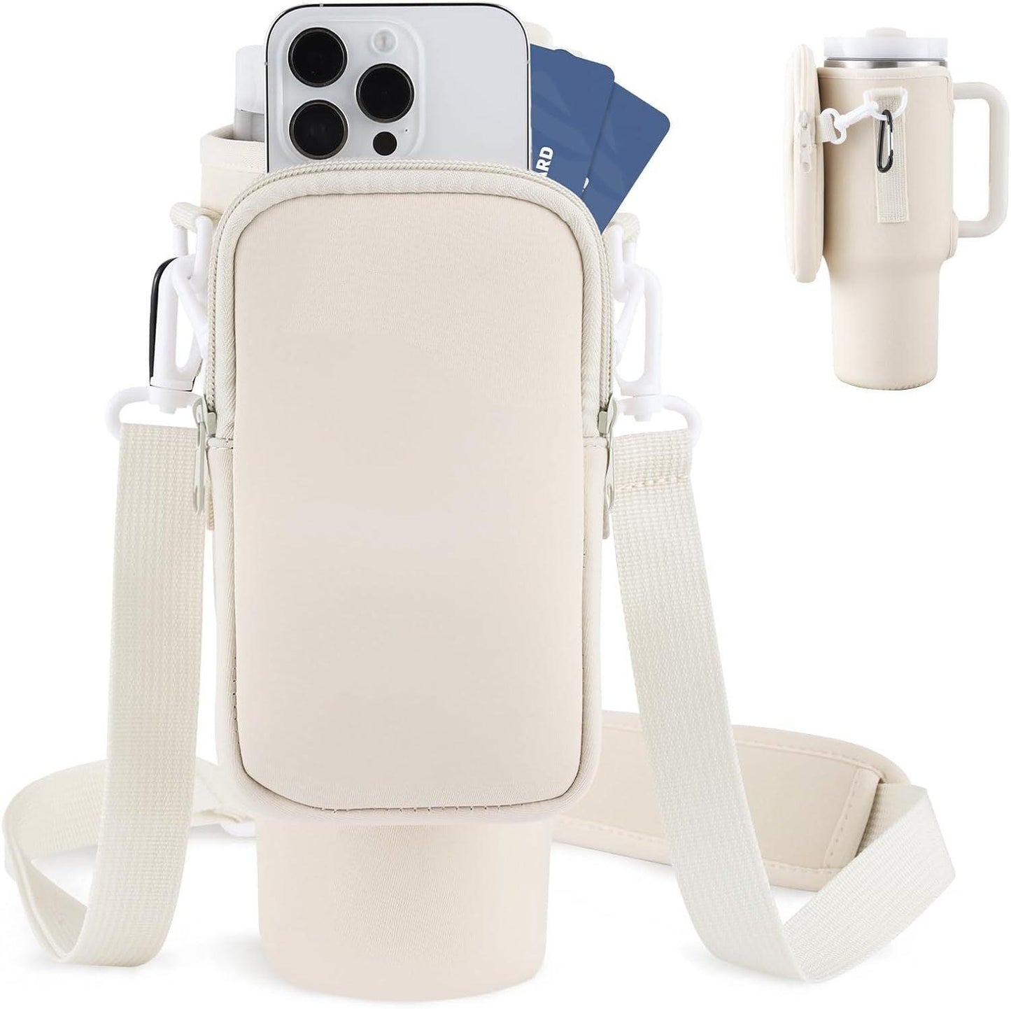 "Slok Water Bottle Carrier Bag for 40oz Tumblers" - Check-Wear