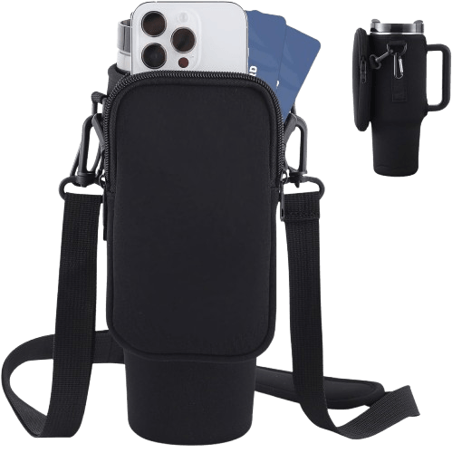 "Slok Water Bottle Carrier Bag for 40oz Tumblers" - Check-Wear