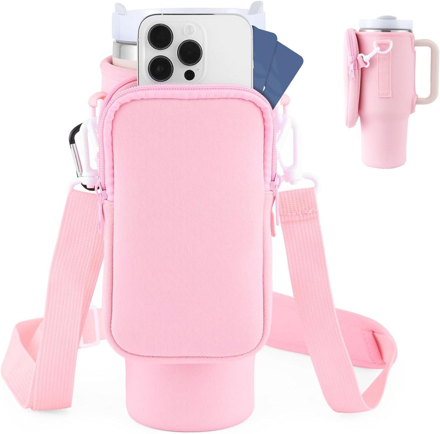"Slok Water Bottle Carrier Bag for 40oz Tumblers" - Check-Wear